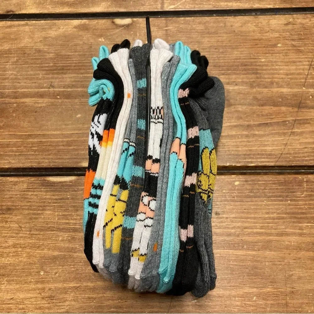 Disney Character Low Cut Socks 10 Pairs NWT Mickey Mouse Donald Duck
